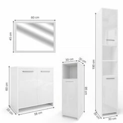 Lot De Salle De Bain Kiko Lot De 4 -HOME24 Ventes 338ea7e3c9fd414abda2547fc1fd5c47