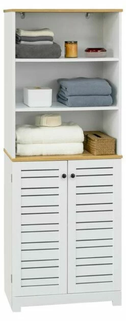 Meuble Colonne De Salle De Bain BZR44-W