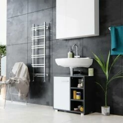 Meuble Sous-lavabo Perry Anthracite -HOME24 Ventes 351d47376fa3408ebd91cebacd8166ff