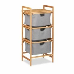Panier à Linge En Bambou à 3 Corbeilles -HOME24 Ventes 36b67cddf8b34dbdade412487692576c