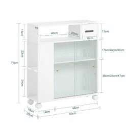 Armoire WC Roulante BZR117-W -HOME24 Ventes 371a89877e864ab6b3000446edbbe808