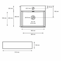 Vasque 510x360x130 Mm Noir -HOME24 Ventes 3915c484eb2e4d44a8353b4f51a7a459