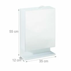 Armoire De Toilette 1Porte Miroir Prise -HOME24 Ventes 401c36241ac541adaa35dd0728f0e567