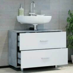Meuble Sous-lavabo Ilias Sonoma/blanc 40 Meuble Sous-lavabo Ilias Sonoma/blanc -HOME24 Ventes 42f0cb3d66d04860af74f04b3478a05d