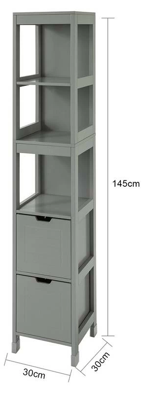 Meuble Colonne Salle De Bain FRG126-W 17 Meuble Colonne Salle De Bain FRG126-W – Image 15