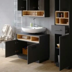 Meuble Sous-lavabo Beatrice Blanc/sonoma 25 Meuble Sous-lavabo Beatrice Blanc/sonoma -HOME24 Ventes 44a312178b5e4c27aa3885df9221e385