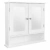 Armoire De Toilette Blanc 56x58x13 Cm
