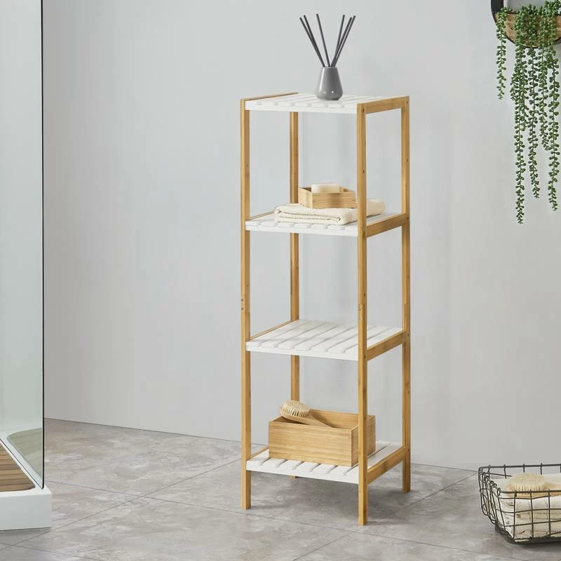 Étagère De Rangement Balsfjord Bambou 4 Étagère De Rangement Balsfjord Bambou – Image 2