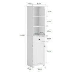 Meuble Colonne De Salle De Bain BZR17-W -HOME24 Ventes 47886cd550904dc9a9ce982ea4587fb9