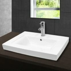 Vasque D'angle 605x465x160mm Blanc -HOME24 Ventes 484674b5323a4ed09dac1dbf23e74460