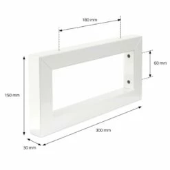 Console Murale 300x150x30mm Blanc -HOME24 Ventes 49d1d4dd45c24339a5e98897a18220df