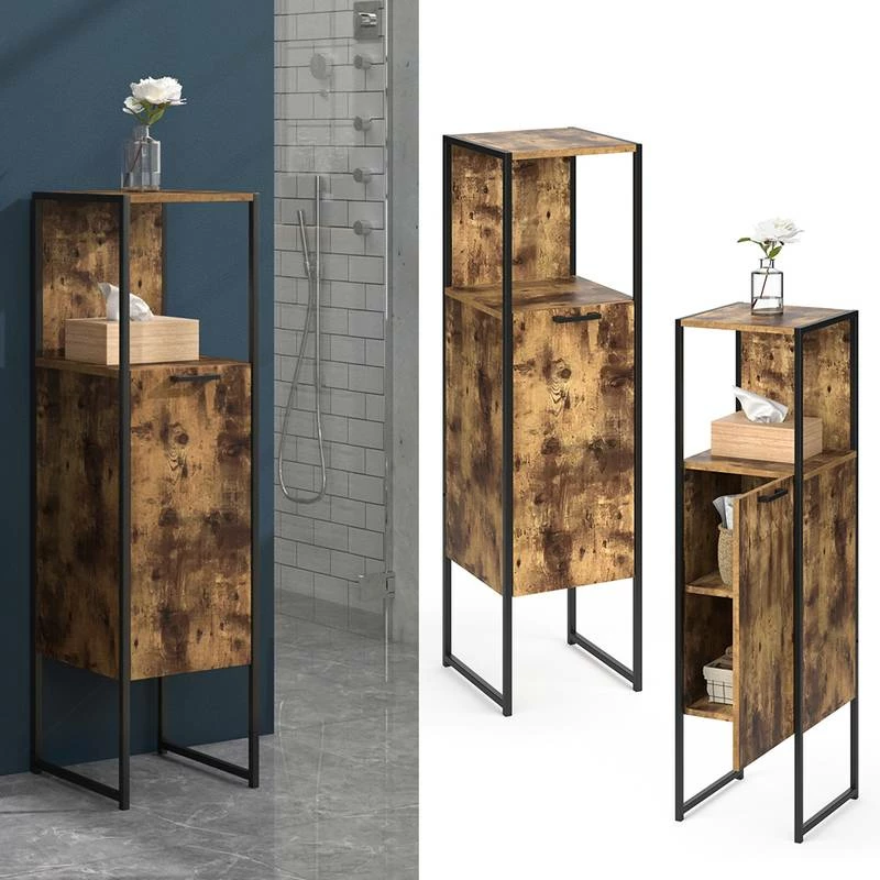 Chiffonnier Fyrk Vieux Bois/noir 5 Chiffonnier Fyrk Vieux Bois/noir – Image 3