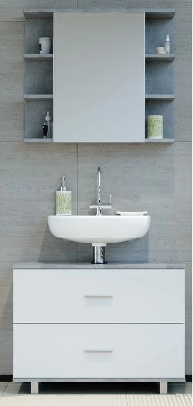 Meuble Sous-lavabo Ilias Sonoma/blanc 22 Meuble Sous-lavabo Ilias Sonoma/blanc – Image 20