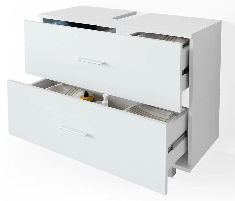 Meuble Sous-lavabo Ilias Sonoma/blanc 18 Meuble Sous-lavabo Ilias Sonoma/blanc – Image 16