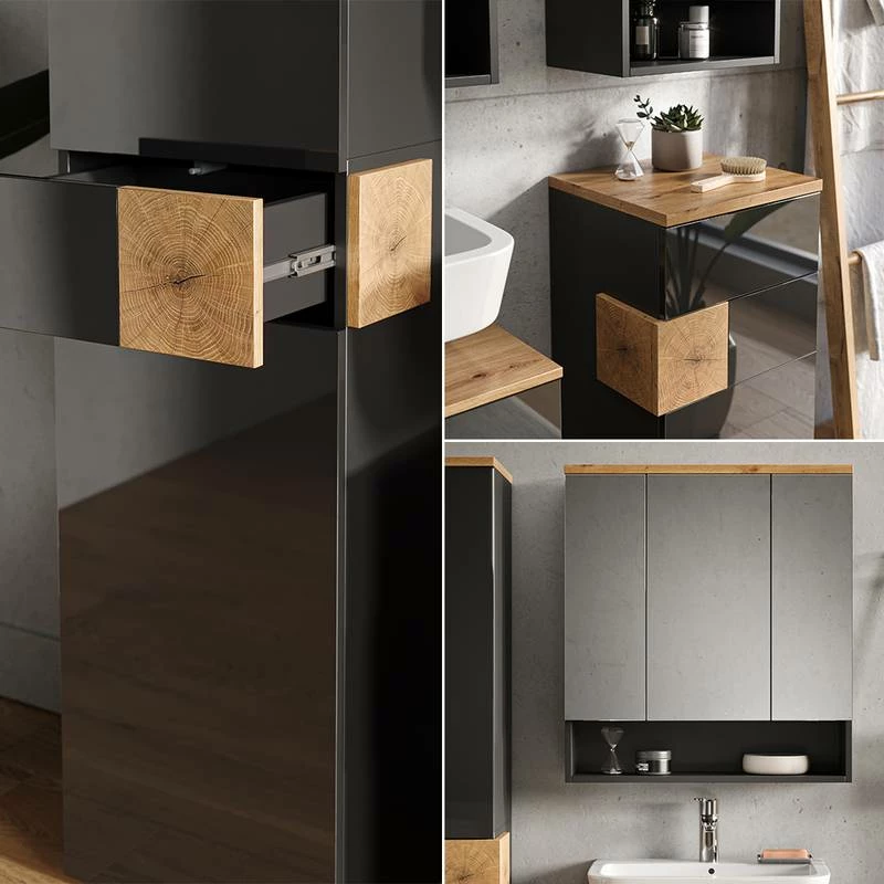 Salle De Bains Eden Anthracite (3 élém.) 9 Salle De Bains Eden Anthracite (3 élém.) – Image 7