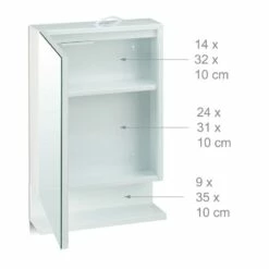 Armoire De Toilette 1Porte Miroir Prise -HOME24 Ventes 50fa50ba3fbe4d2d92da7078f1fe40cb