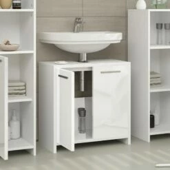 Meuble Sous-lavabo Kiko Blanc Brillant 10 Meuble Sous-lavabo Kiko Blanc Brillant -HOME24 Ventes 52afe369be354d8cab5350afccddd996