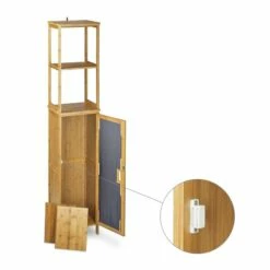 Armoire De Salle De Bain Bambou 5 étages -HOME24 Ventes 54bee838906e4bb3ad234f539e25516f