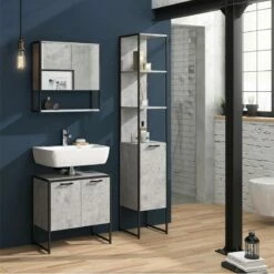 Colonne De Salle De Bain Fyrk Béton 10 Colonne De Salle De Bain Fyrk Béton -HOME24 Ventes 5715694ce20a44a6910a90c3c2144a97