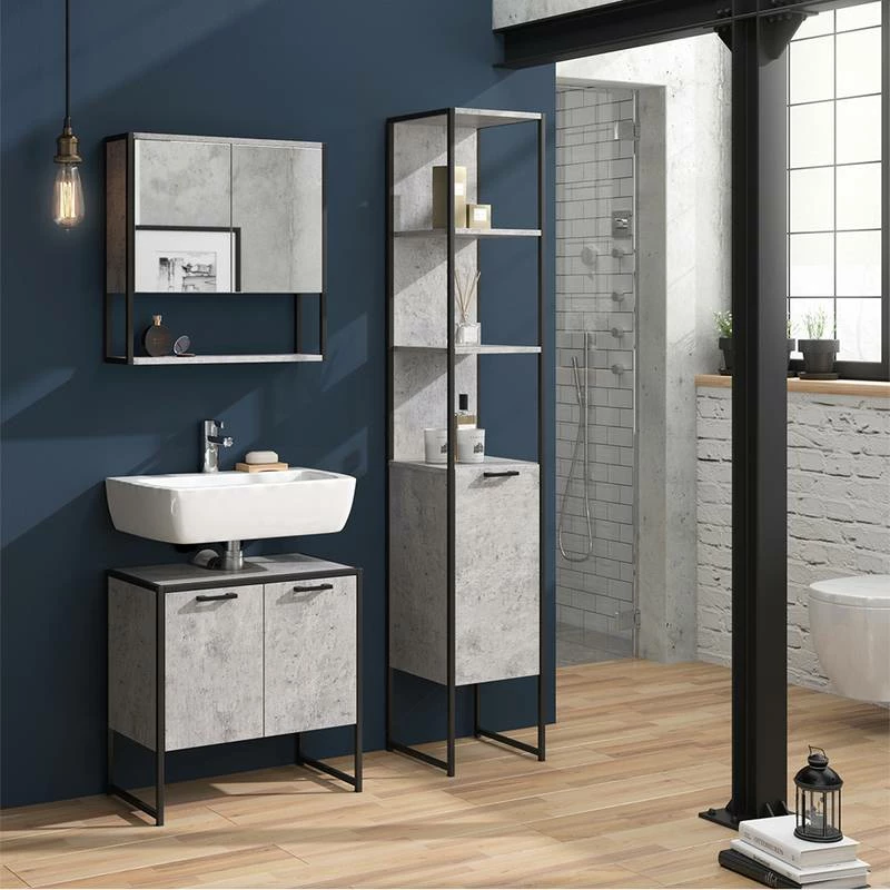 Colonne De Salle De Bain Fyrk Béton 4 Colonne De Salle De Bain Fyrk Béton – Image 2
