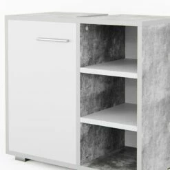 Meuble Sous-lavabo Perry Béton/blanc -HOME24 Ventes 578115d79ac7470a8ba94e83dce9965c