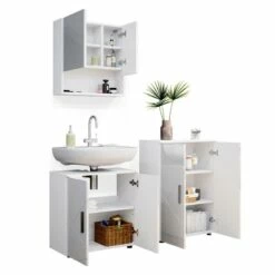 Salle De Bain Irma Blanc Brillant(3 él.) -HOME24 Ventes 581291c69b064cd79ee39b8606a6becd