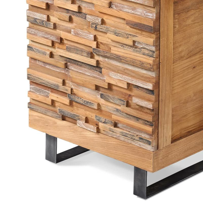 Néo - Colonne De Salle De Bain En Teck M 4 Néo - Colonne De Salle De Bain En Teck M – Image 2