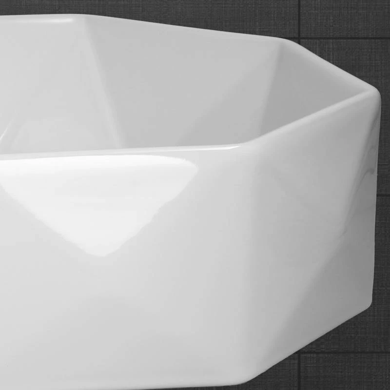 Lavabo Rond Ø 42x13,5 Cm Blanc 7 Lavabo Rond Ø 42x13,5 Cm Blanc – Image 5