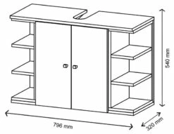Meuble Sous-lavabo Aquis Blanc/chêne 11 Meuble Sous-lavabo Aquis Blanc/chêne -HOME24 Ventes 5cd93c80051845128e2e886b47657df8.cropped 62 168 890 690.processed