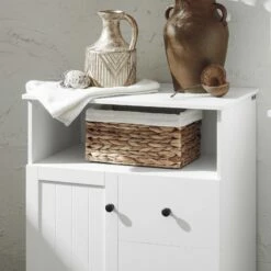 Meuble Bas De Salle De Bain BZR107-W -HOME24 Ventes 5d20292f488248fb9092cf52821bebec