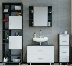 Salle De Bains Ilias Anthracite (4 él.)