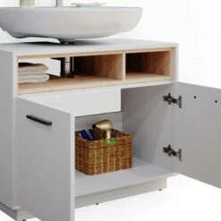 Meuble Sous-lavabo Beatrice Blanc/sonoma 21 Meuble Sous-lavabo Beatrice Blanc/sonoma -HOME24 Ventes 5f2353b47ed24a858628c7df6ad962a8