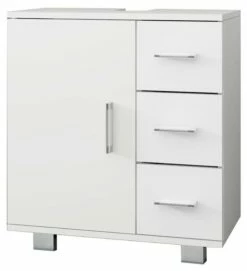 Meuble Sous-lavabo Blanc 60x608x33cm