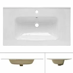 Vasque 81x16,5x46 Cm Blanc -HOME24 Ventes 6170c67a12504570ad6f1065cce2ba1b