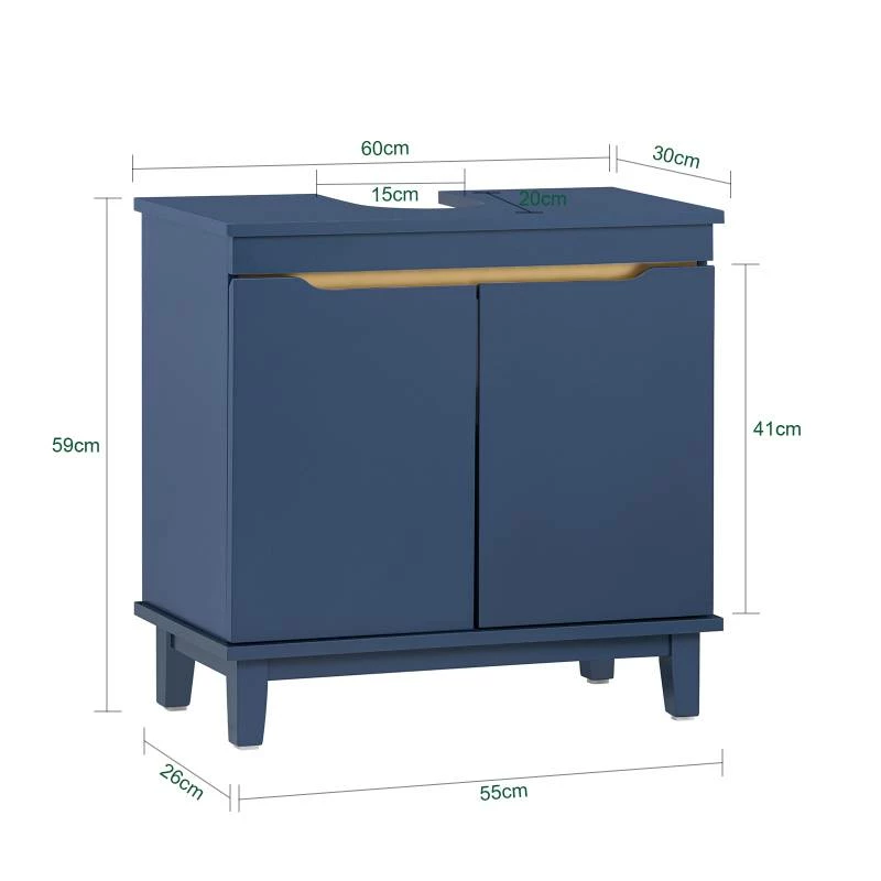 Meuble Sous Lavabo BZR113-B 10 Meuble Sous Lavabo BZR113-B – Image 8