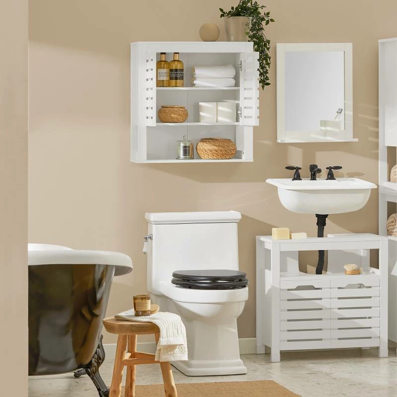 Meuble Haut De Salle De Bain BZR51-W 5 Meuble Haut De Salle De Bain BZR51-W – Image 3