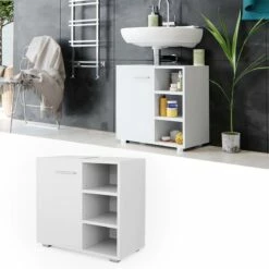 Meuble Sous-lavabo Perry Blanc -HOME24 Ventes 68e23dd42c0443b6a6fc80b7a158016b