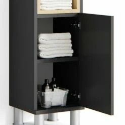 Chiffonnier Aquis Anthracite/chêne -HOME24 Ventes 6b2a8f2db8334b60b0ff58269e221a91
