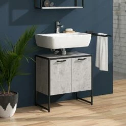 Meuble Sous-lavabo Fyrk Béton -HOME24 Ventes 6b44e0014cc647dd9e5709a2c2b2b7c9