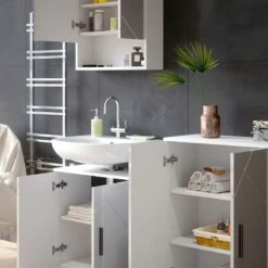 Salle De Bain Irma Blanc Brillant(3 él.) -HOME24 Ventes 6dd824b170ac43f0b41057d25b8a54b4