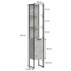 Colonne De Salle De Bain Fyrk Béton 15 Colonne De Salle De Bain Fyrk Béton -HOME24 Ventes 6fe0ac68f0b74fc5a502463ccdcf1842