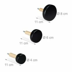 Lot De 3 Patères Muraux En Bois Noir 15 Lot De 3 Patères Muraux En Bois Noir -HOME24 Ventes 7066dde2111b4eb6b869ac98d7806401