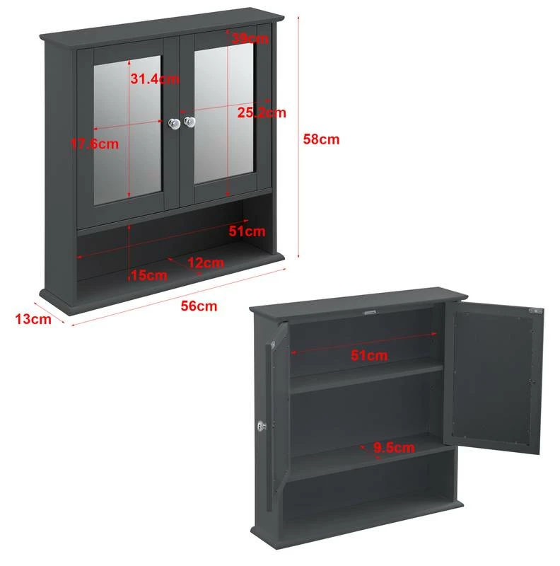 Placard Mural Linz à Miroir 7 Placard Mural Linz à Miroir – Image 5