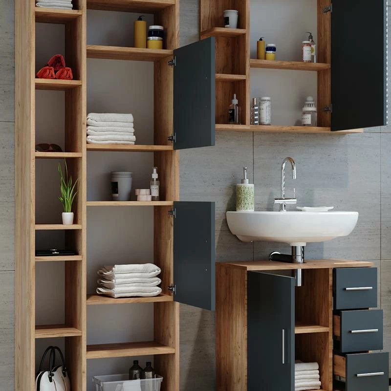 Salle De Bain Ilias Goldkraft (3 élém.) 4 Salle De Bain Ilias Goldkraft (3 élém.) – Image 2