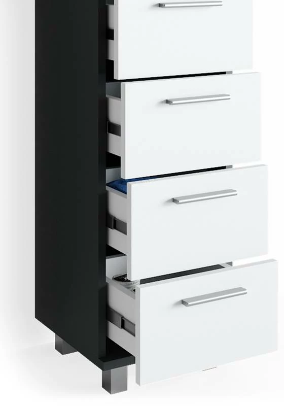 Chiffonnier Ilias Anthracite/blanc 8 Chiffonnier Ilias Anthracite/blanc – Image 6