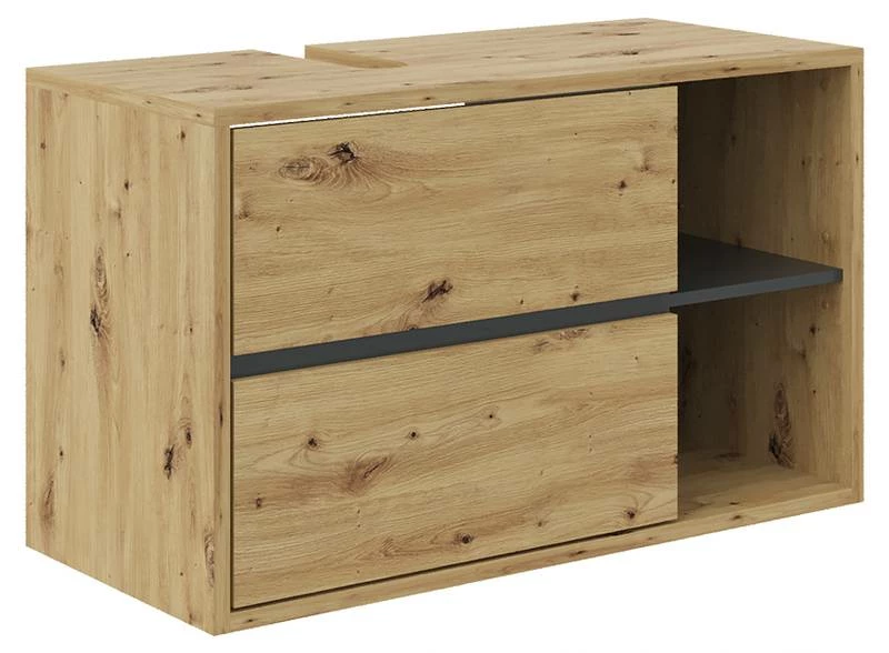 Meuble Sous-lavabo Viola Artisan/gris 3 Meuble Sous-lavabo Viola Artisan/gris