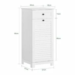 Meubles Bas De Salle De Bain BZR73-W -HOME24 Ventes 7a25bd5dce844d568dc304090a7796f7