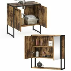 Salle De Bain Fyrk Vieux Bois (2 élém.) -HOME24 Ventes 7b99e4dae1b4438982a24083fe3c2ac6