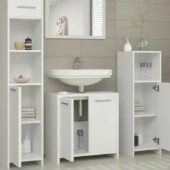 Salle De Bain Kiko Blanc (4 éléments) -HOME24 Ventes 7f7d8a9280564bc98d209378f5b4526a