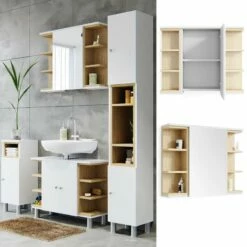 Armoire De Toilette Aquis Blanc/chêne 12 Armoire De Toilette Aquis Blanc/chêne -HOME24 Ventes 8149c3918ba04992a1376be6eaff643a